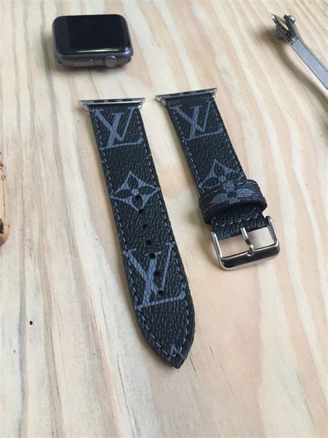 lv bands|authentic Lv apple watch band.